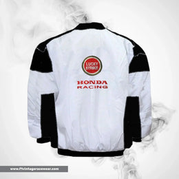 Honda BAR F1 Inspired Jacket White Black Racing Style