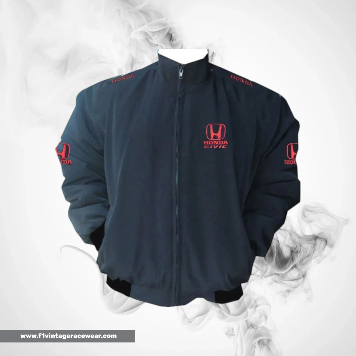 Honda Civic F1 Inspired Jacket Dark Blue Racing Style