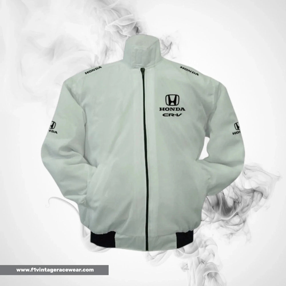 Honda CR V F1 Inspired Jacket White Racing Style