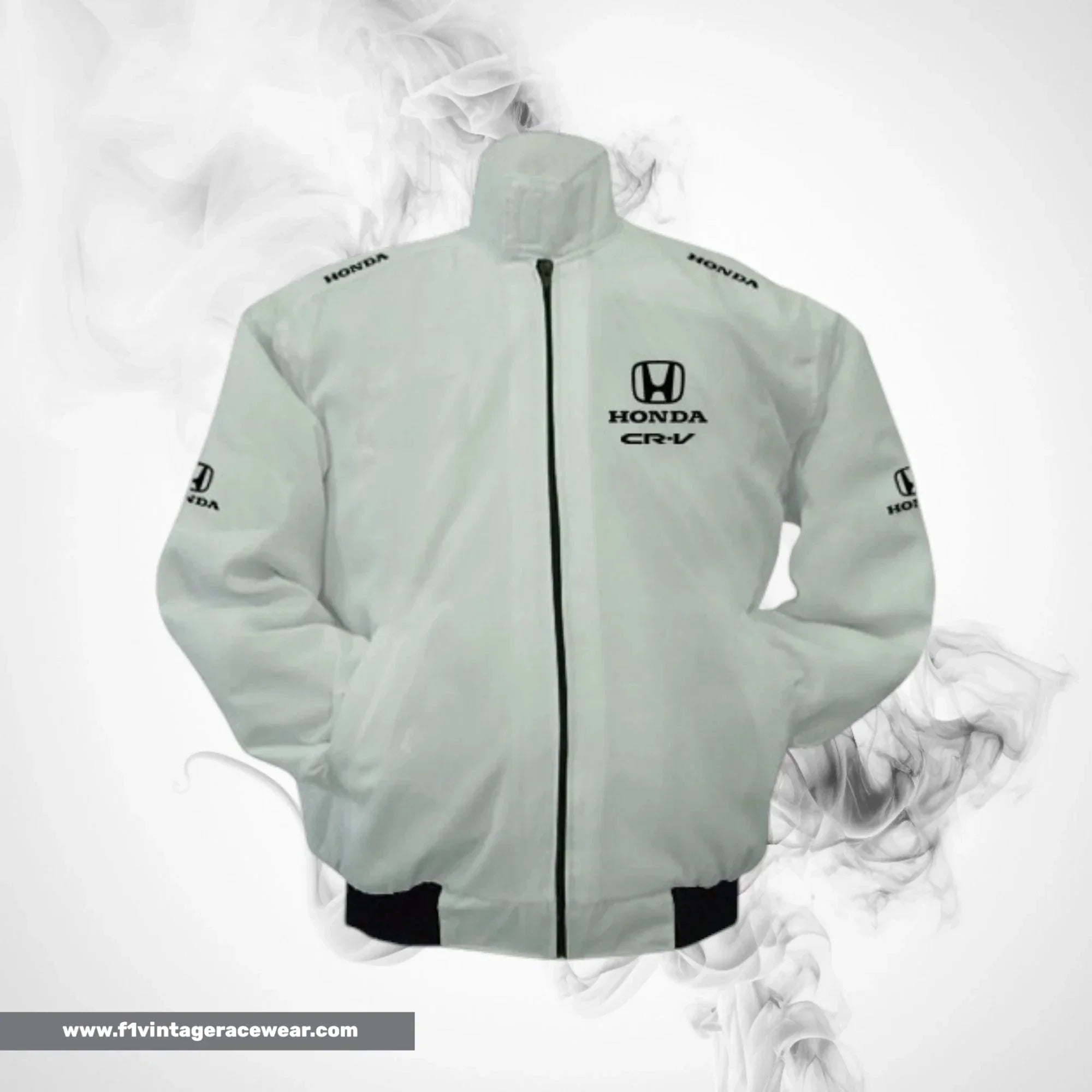 Honda CR V F1 Inspired Jacket White Racing Style