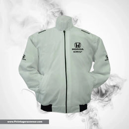 Honda CR V F1 Inspired Jacket White Racing Style