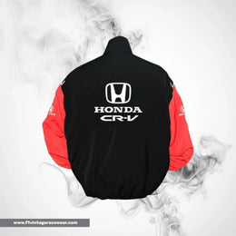 Honda CR V Motorsport Jacket Black Red Racing Wear