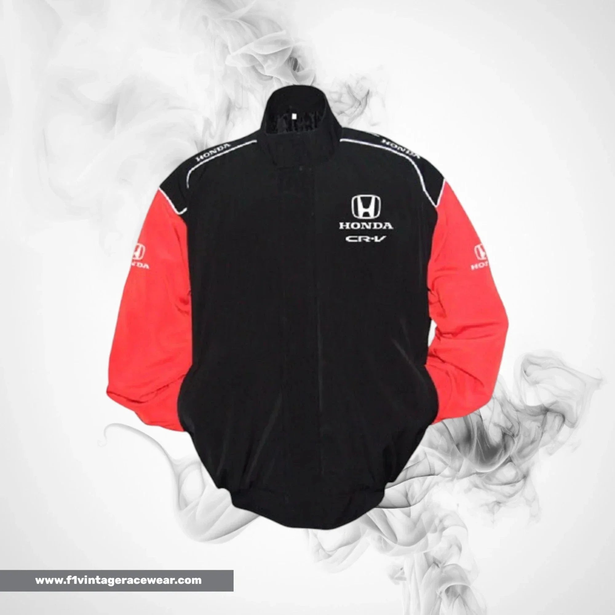 Honda CR V Motorsport Jacket Black Red Racing Wear