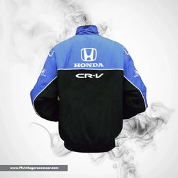 Honda CR V Motorsport Jacket Blue Black Racing Wear