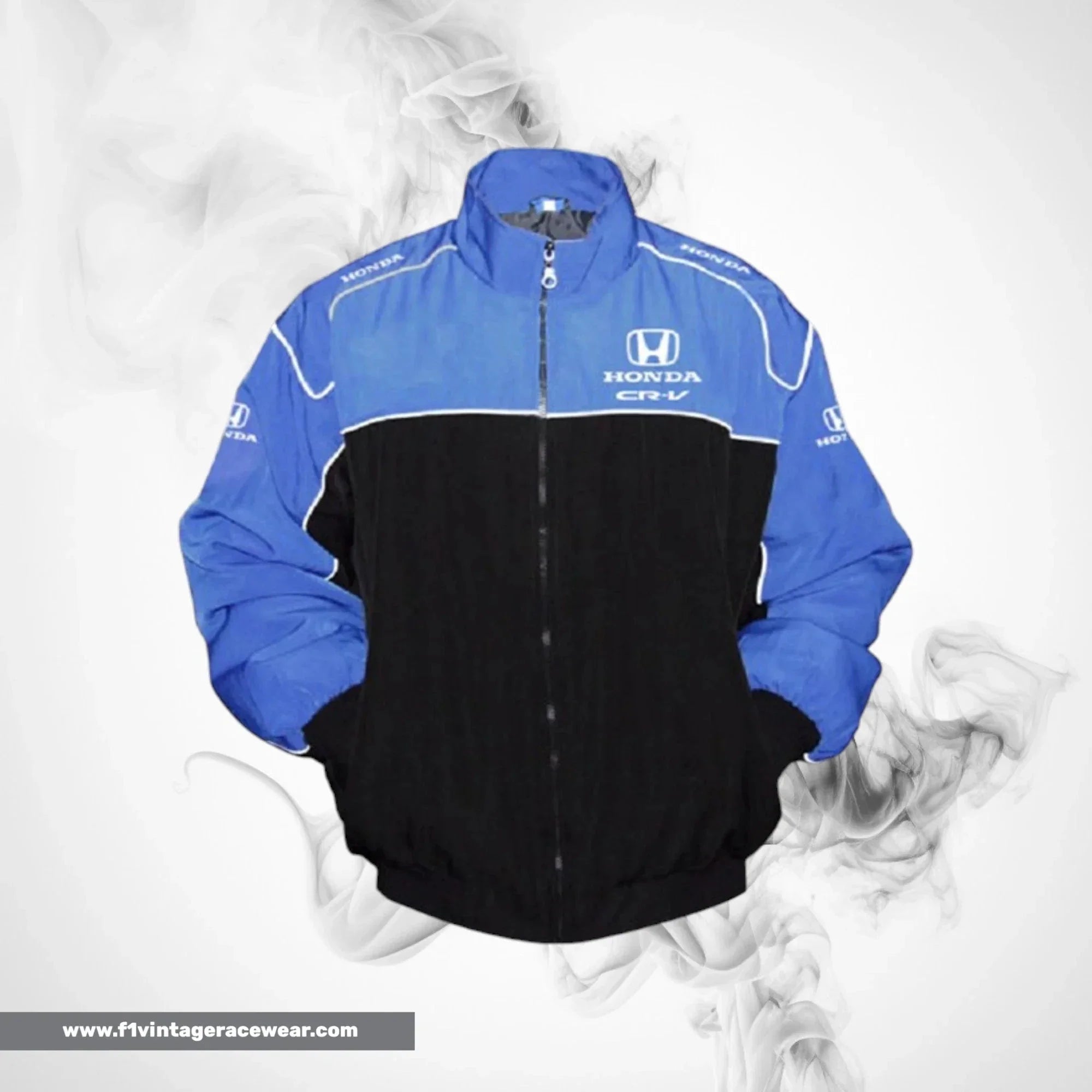 Honda CR V Motorsport Jacket Blue Black Racing Wear