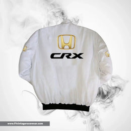 Honda CRX F1 Inspired Jacket White Racing Style