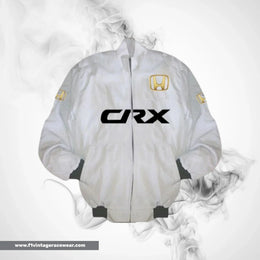 Honda CRX F1 Inspired Jacket White Racing Style