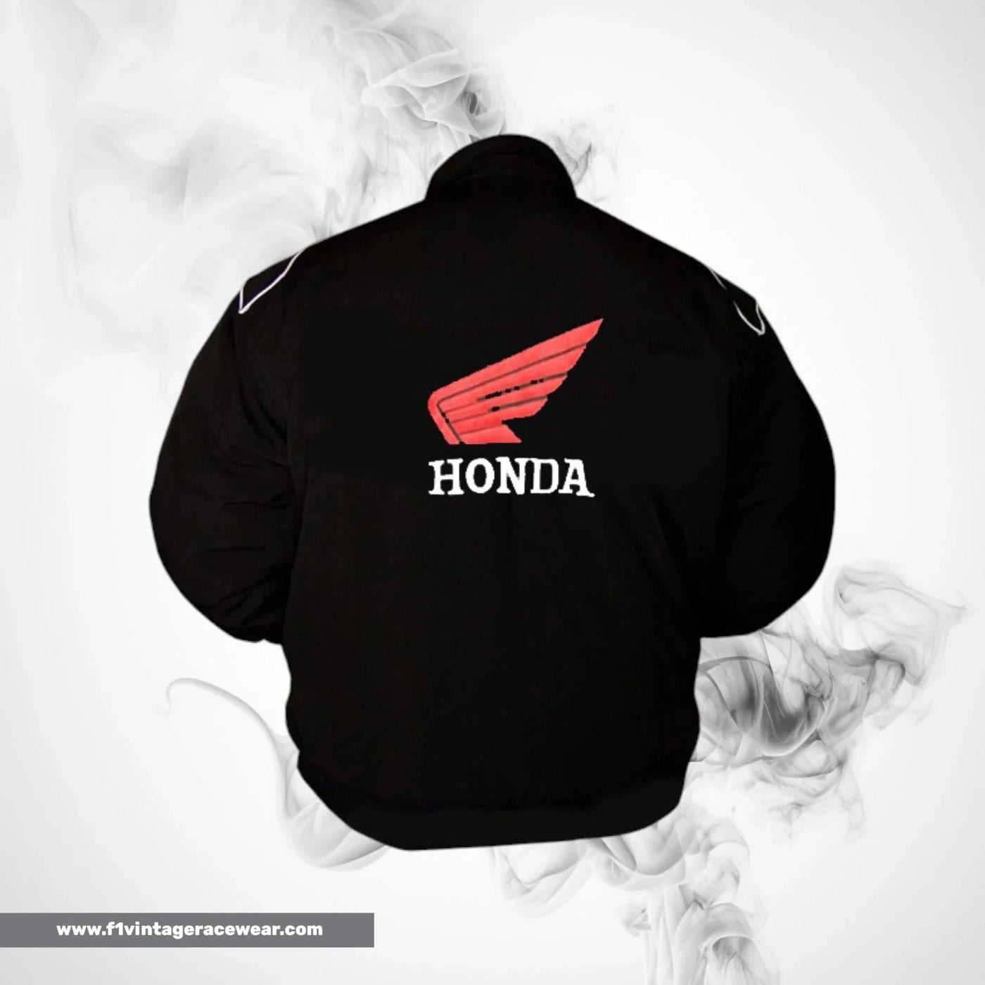 Honda F1 Inspired Jacket Orange Black Racing Style