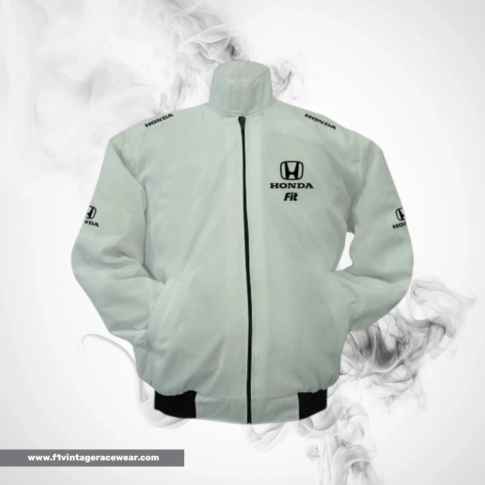Honda Fit Motorsport Jacket White Racing Wear