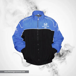 Honda Fit Racing Jacket Blue Black Hatchback Style Edition