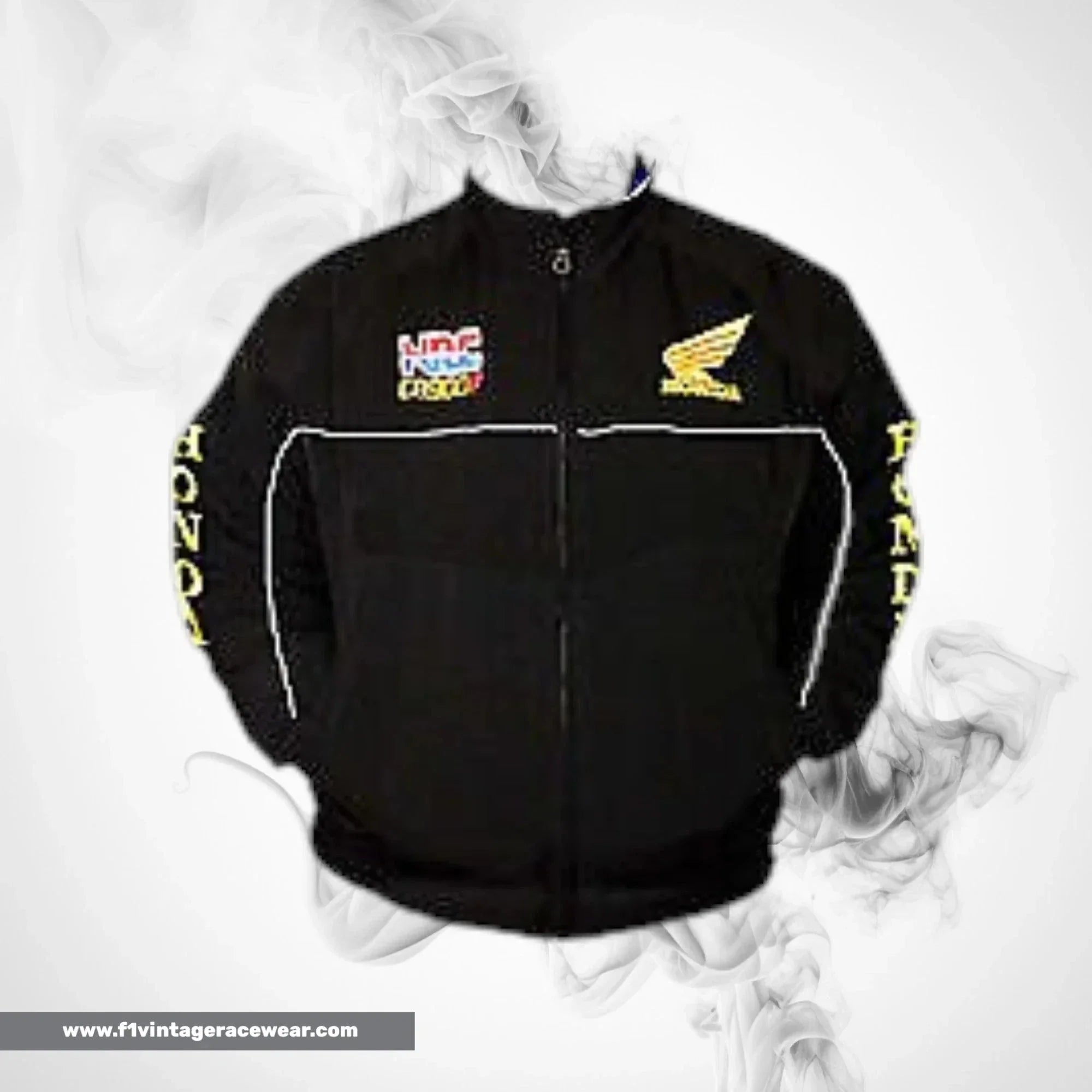 Honda HRC Racing Jacket Black Streetwear Style