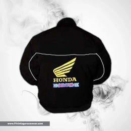 Honda HRC Racing Jacket Black Streetwear Style