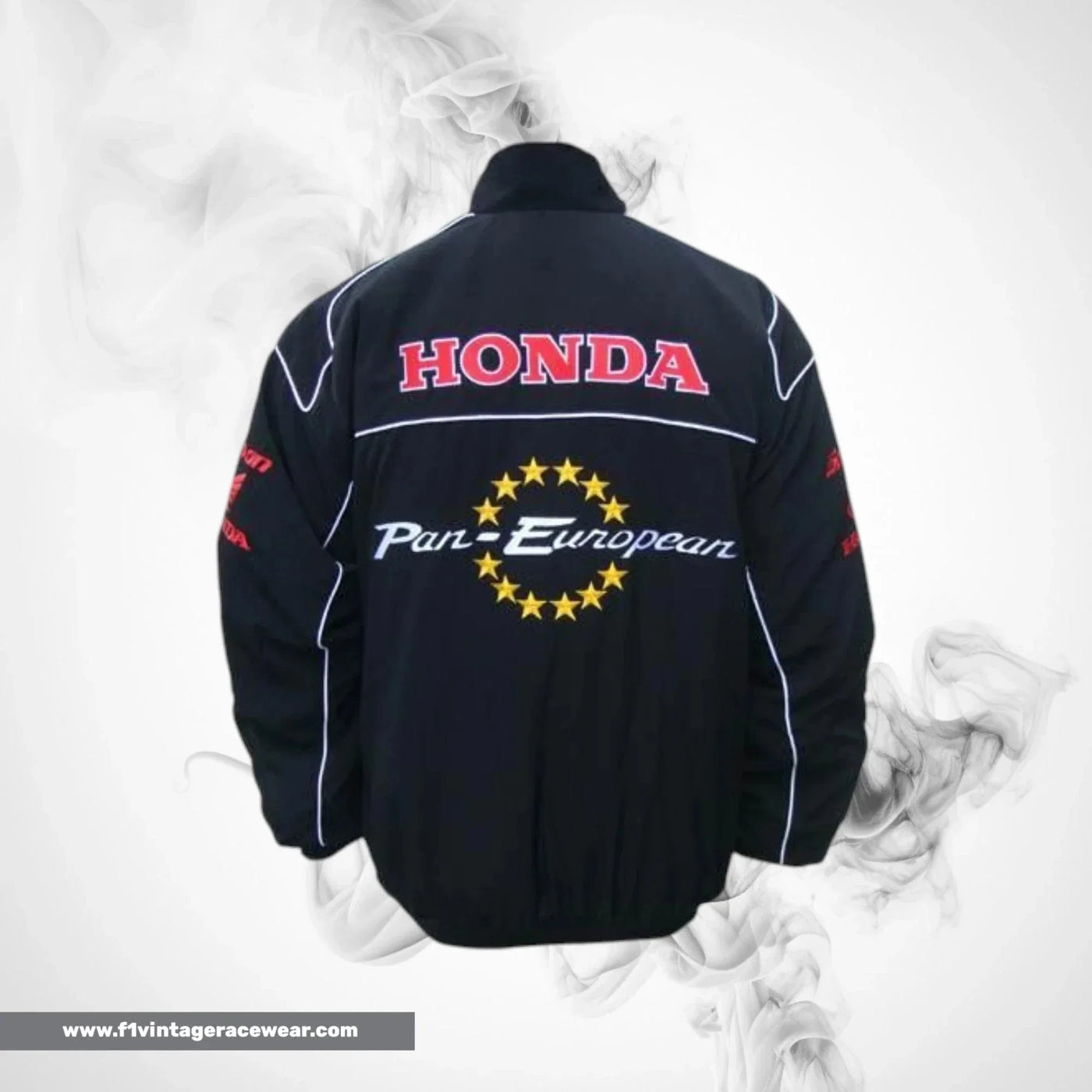 Honda Pan European F1 Inspired Jacket Black Racing Style