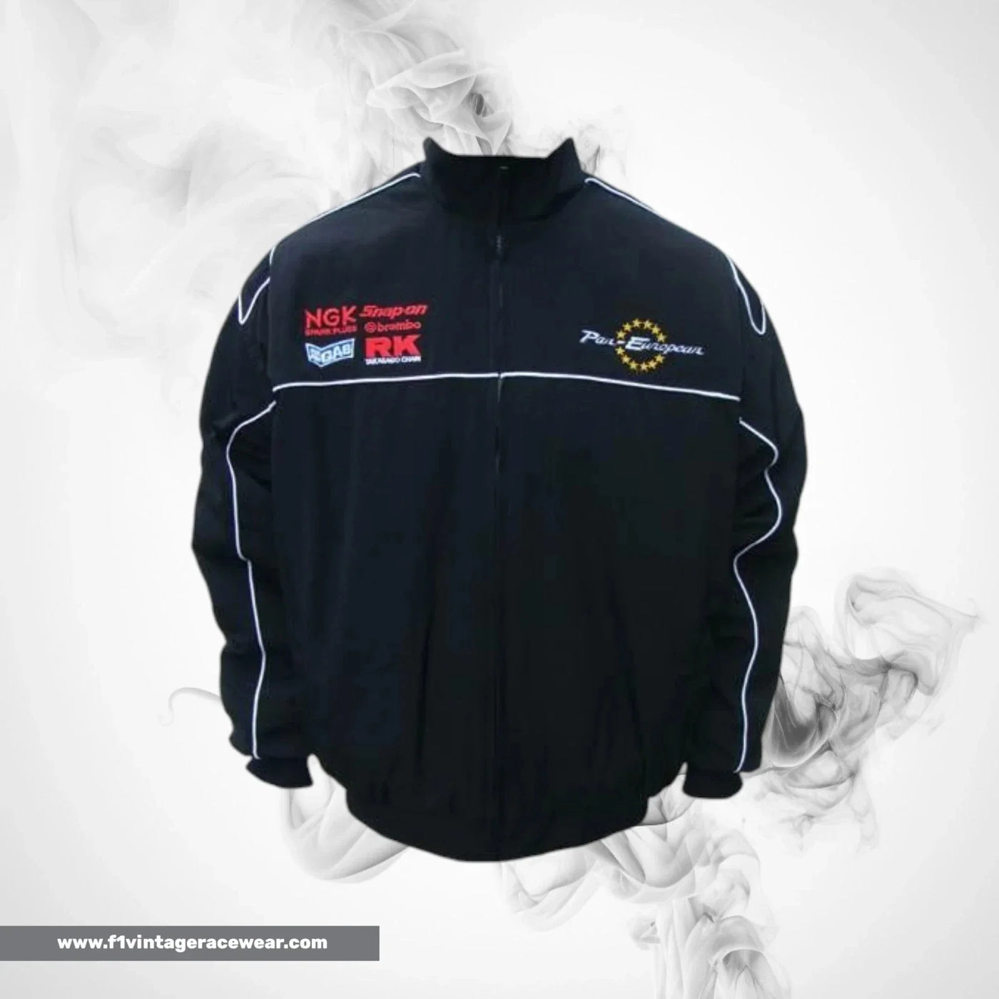 Honda Pan European F1 Inspired Jacket Black Racing Style