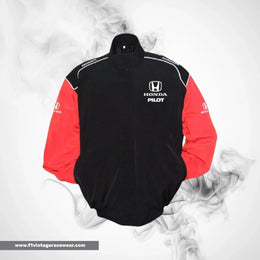 Honda Pilot F1 Inspired Jacket Black Red Racing Style