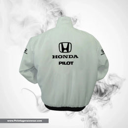 Honda Pilot F1 Inspired Jacket White Racing Style