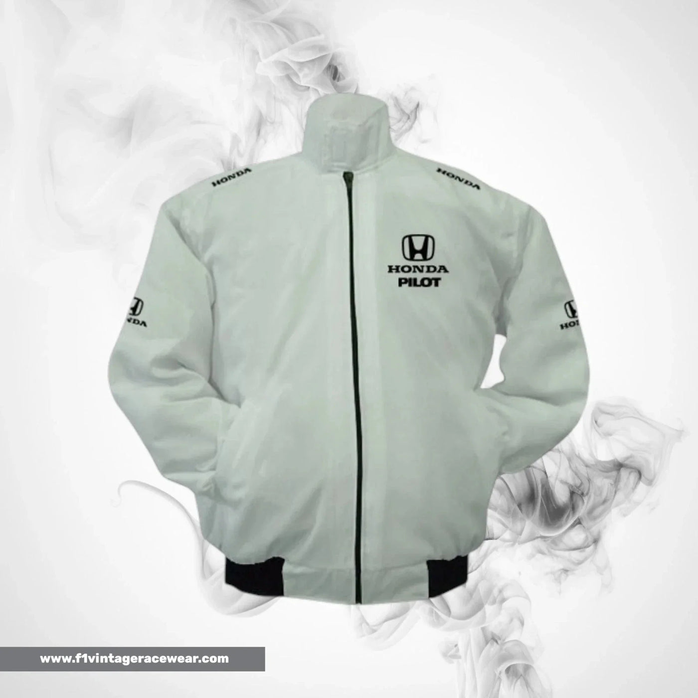 Honda Pilot F1 Inspired Jacket White Racing Style