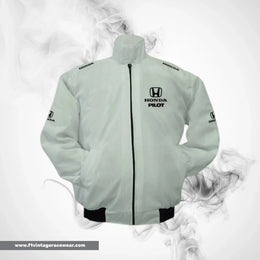 Honda Pilot F1 Inspired Jacket White Racing Style