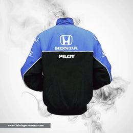 Honda Pilot Motorsport Jacket Blue Black Racing Wear