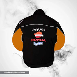 Honda Repsol Team Jacket Black Orange Track Edition