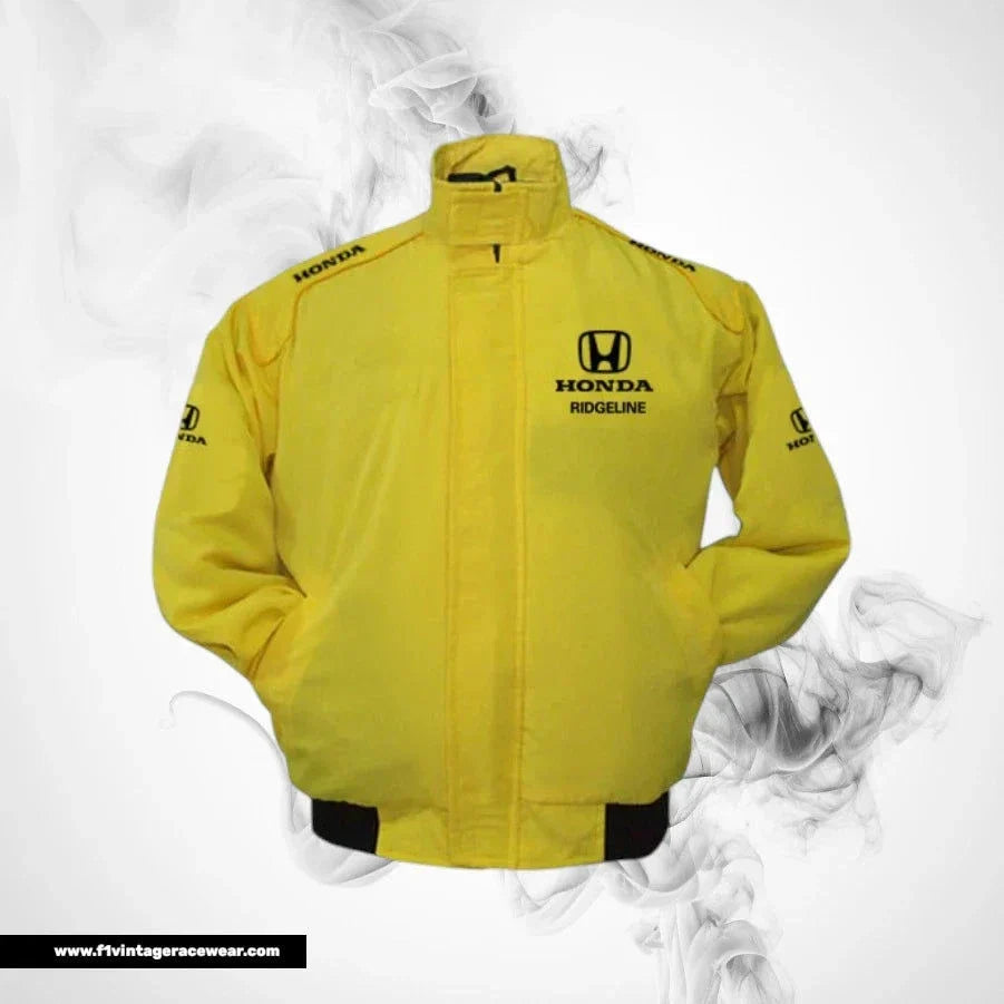 Honda Ridgeline F1 Inspired Jacket Yellow Racing Style