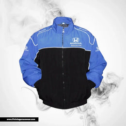 Honda Ridgeline Racing Jacket Blue Black Streetwear Style