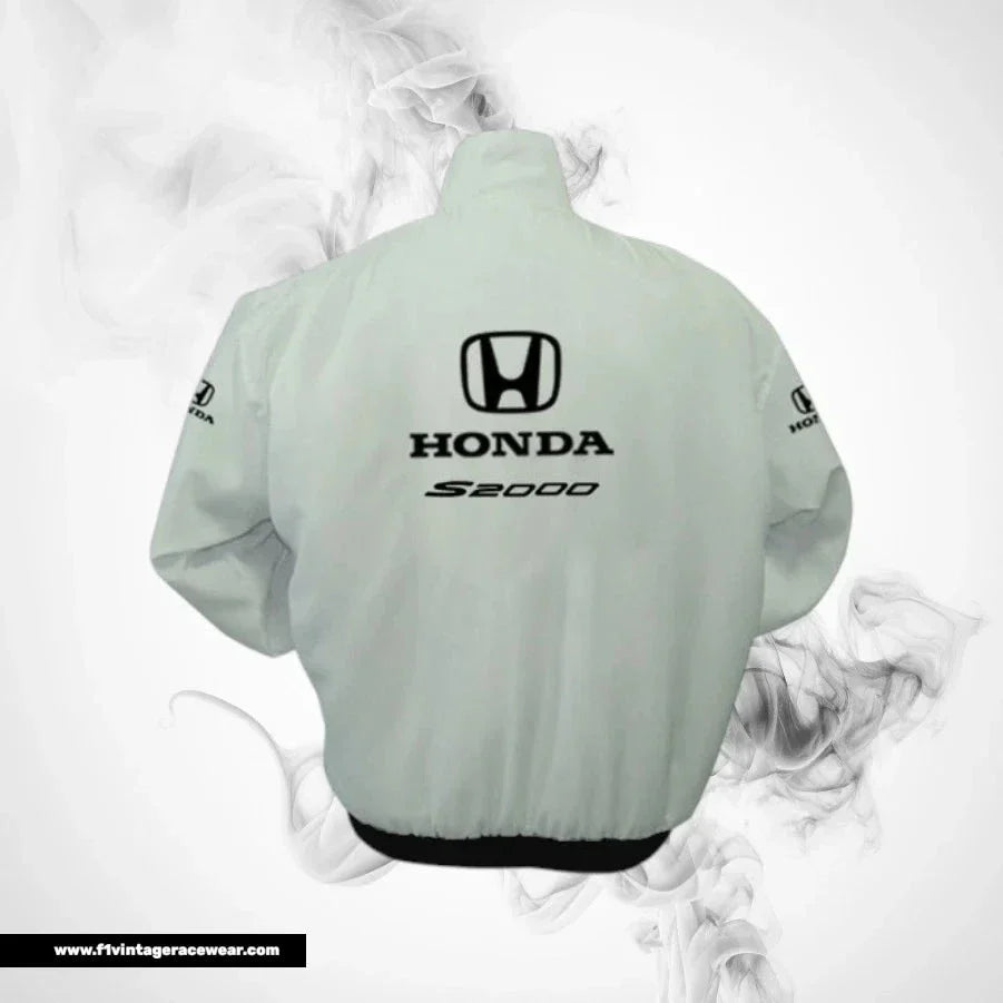 Honda S2000 JDM Inspired Jacket White Racing Style