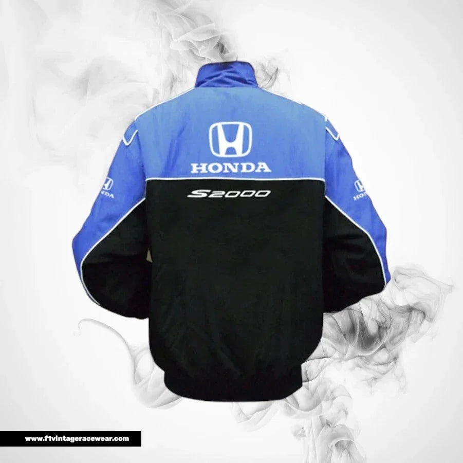 Honda S2000 Motorsport Jacket Blue Black Racing Wear