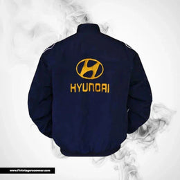 Hyundai F1 Inspired Jacket Dark Blue Racing Style