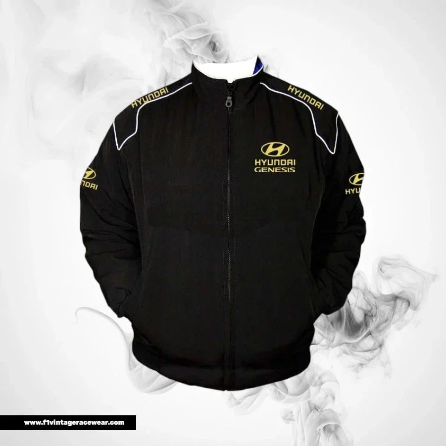 Hyundai Genesis Racing Jacket Black Luxury Performance Style