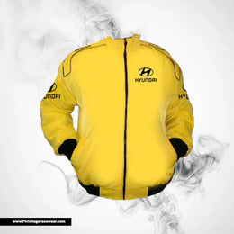 Hyundai Racing Jacket Yellow Sport Inspired Edition