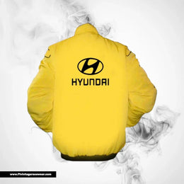 Hyundai Racing Jacket Yellow Sport Inspired Edition