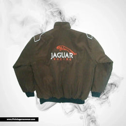 Jaguar Inspired Racing Jacket Brown Luxury Edition