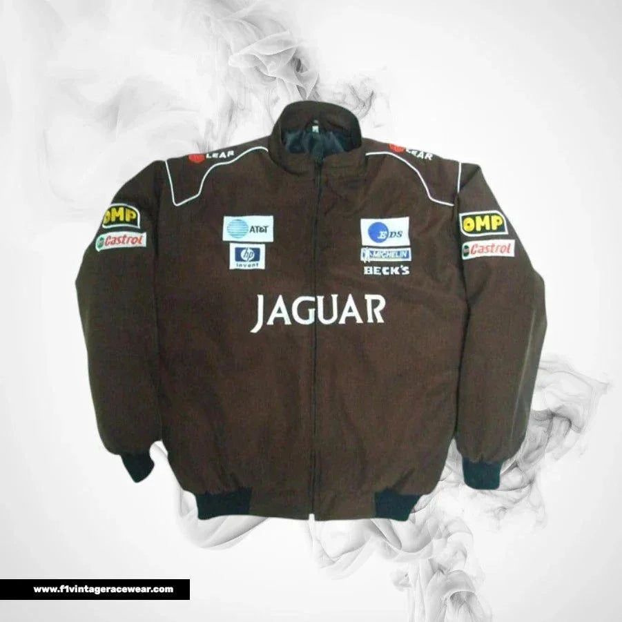 Jaguar Inspired Racing Jacket Brown Luxury Edition