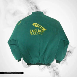 Jaguar Leaper Motorsport Jacket Dark Green Performance Wear