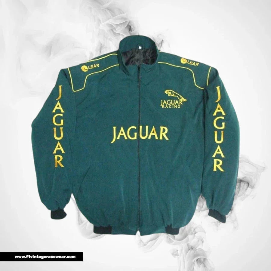 Jaguar Leaper Motorsport Jacket Dark Green Performance Wear