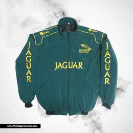 Jaguar Leaper Motorsport Jacket Dark Green Performance Wear