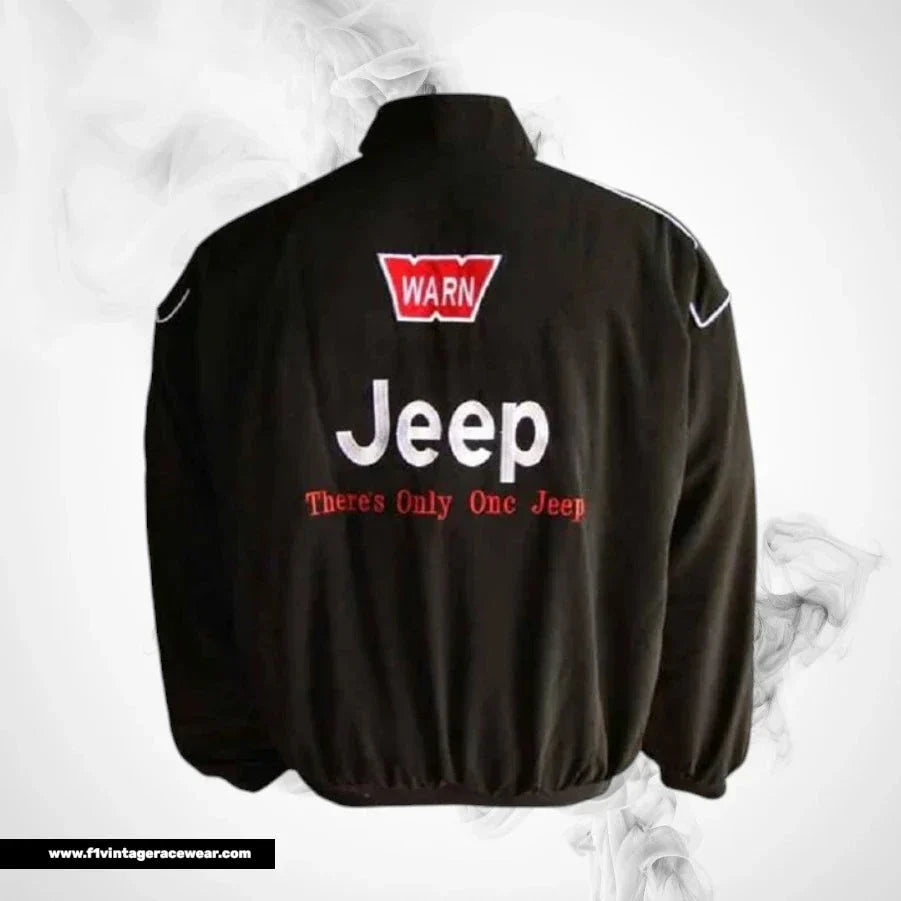 Jeep Team Racing Jacket Black SUV Inspired Style