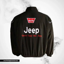 Jeep Team Racing Jacket Black SUV Inspired Style