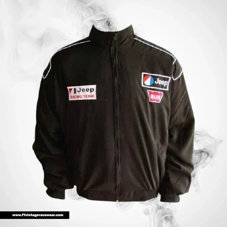 Jeep Team Racing Jacket Black SUV Inspired Style