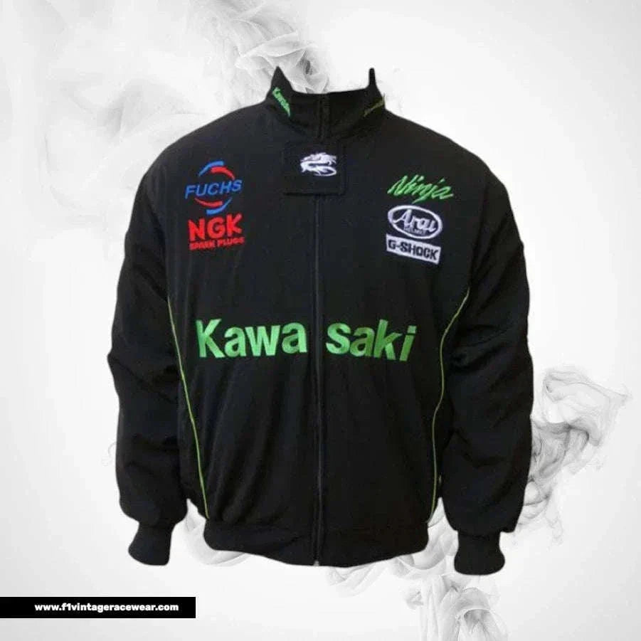 Kawasaki Ninja G Shock Motorsport Jacket Black Racing Wear