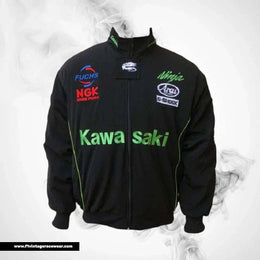 Kawasaki Ninja G Shock Motorsport Jacket Black Racing Wear