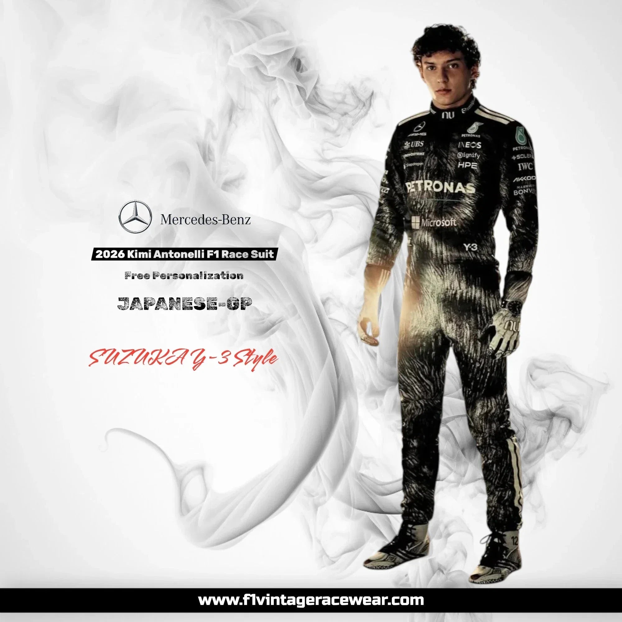 Kimi Antonelli 2026 F1 Unique Race Suit – Japanese GP Special Design