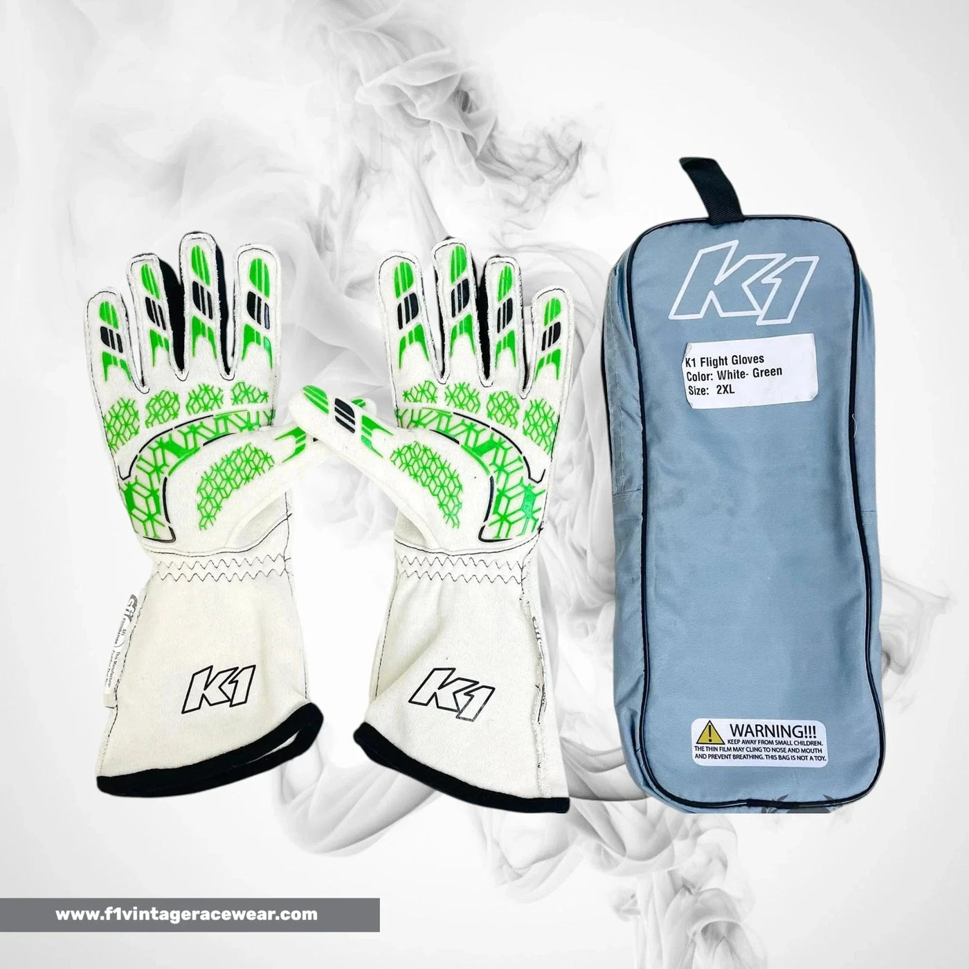 Kyle Larson 2024 Signed K1 IndyCar Racing Gloves