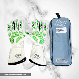 Kyle Larson 2024 Signed K1 IndyCar Racing Gloves
