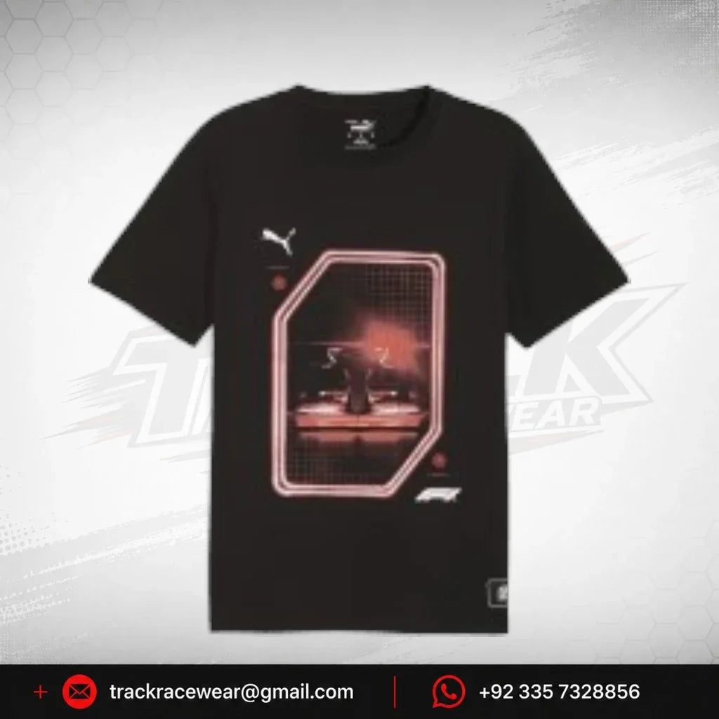 Formula 1 Tech Collection Puma F1 Las Vegas GP Men's T-Shirt- Black