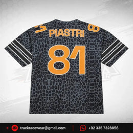 McLaren Racing F1 Special Edition Las Vegas GP Oscar Piastri Mitchell & Ness Football Jersey