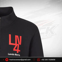 McLaren F1 Lando Norris Silverstone 1/4 Zip Midlayer - Black