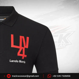 McLaren F1 Lando Norris Silverstone Drivers Polo - Black