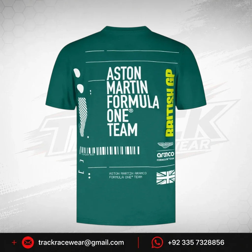 Aston Martin F1 Limited Edition British GP T-Shirt - Green